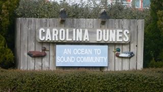 Carolina Dunes subdivision sign
